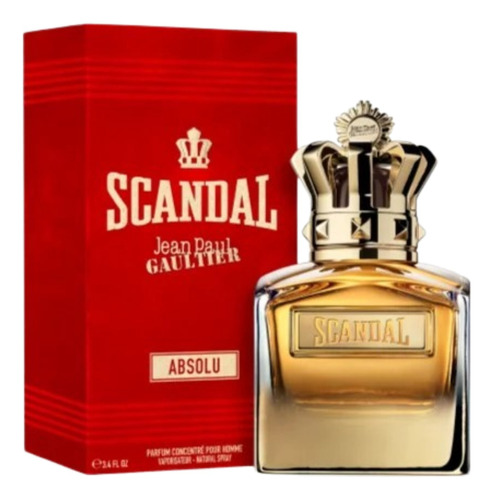 Perfume Importado Masculino Scandal Absolu Parfum 50ml - Jean Paul Gaultier - 100% Original Lacrado Com Selo Adipec E Nota Fiscal Pronta Entrega