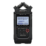 Gravador Áudio Zoom H4n Pro Digital Handy Recorder 4 Canais Cor Preto