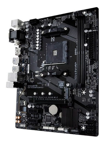 Motherboard Am4 A320m-s2h Tarjeta Madre Gigabyte Amd Ddr4 