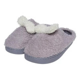 Pantufla  Humitas Gris Para Niñas