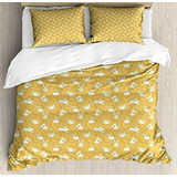 Fundas Para Edredones - Ambesonne Bunny Duvet Cover Set, Cou