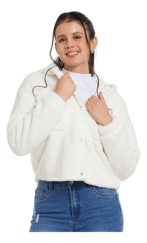 Polar Mujer Tipo Chaqueta Crudo Fashion's Park