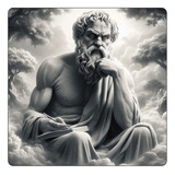 Mousepad Socrates Filosofia Pensando En Su Silla