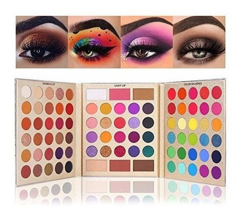 Sombras Para Ojos Profesionales 86 Colores Kit De Maquillaje