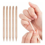 Palillos Palos De Naranjo Empujador Cuticula Manicure Paqete