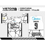 Arte Vetor Camisa Corinthian.s 2021-2022 Timão 