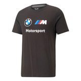 Camiseta Puma Bmw Mms Ess Logo Tee  Hombre - Negro