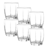 Juego De 6 Tazas Rocks Amadeus Kitchen Choperia Bar De 353 Ml, Color Transparente