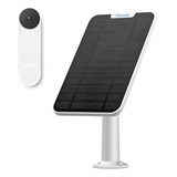 Panel Solar De Carga Compatible Con Google Nest