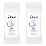 Desodorante Dove 0% Aluminio Paquete 2