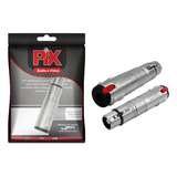 9xadaptador Canon Xlr Fêmea X Jack P10 Fêmea Emenda Conector