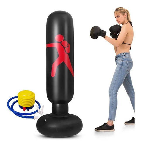 Saco De Boxeo Inflable + Inflador