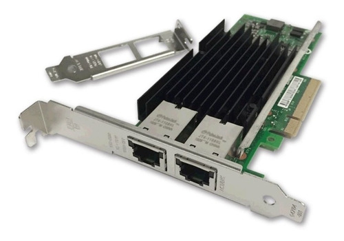 Placa De Rede Pci-e Intel X540-t2 Dual 10gbit Rj45 Ñ X520