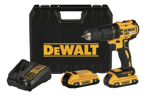 Taladro Percutor Inalámbrico Dewalt 20v Brushless Dcd7781d2 Color Amarillo Frecuencia 50