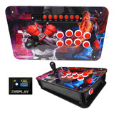 Controle Arcade Fliperama Pro Nativo Zero Delay Raspberry