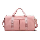 Bolso Duffel Viaje Deportivo Gimnasio Fitness 35l Rosado