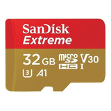 Memoria Extreme Micro Sd Full Hd 4k Con Adap Sd 32gb Sandisk