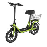 Bike Elétrica M13 Com Cesta 350w Silencioso 42v Duplo Freio