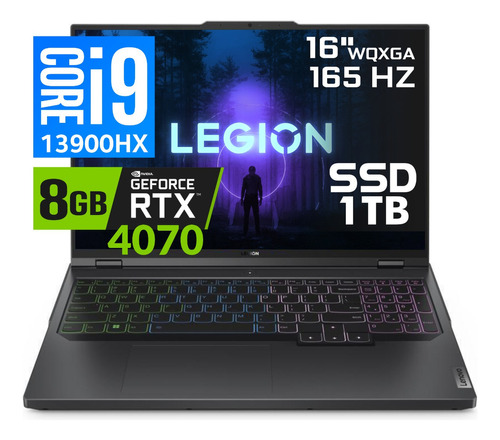 Lenovo Legion Pro 5 Core I9-13900hx 16ddr5 1tssd Rtx4070 16 Color Onyx Grey