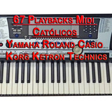 67 Católicos Playbacks Midi - Yamaha Casio Roland Korg Ketro