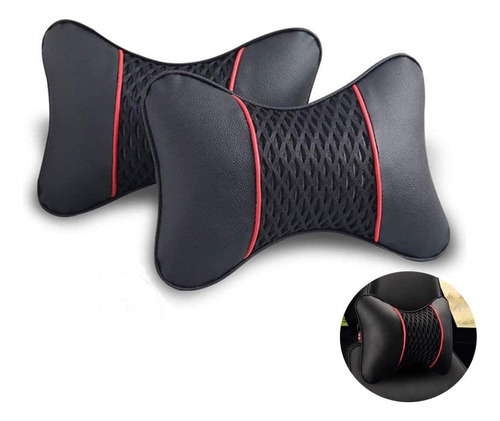 Juego Almohadas Viscoelásticas Cervicales Cuello Viajes Auto