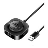 Hub Usb 5 Em 1 Exbom Uh-r23 3 Usb + Leitor Sd E Micro Sd