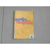 Manual Banjo Kazooie - Gradiente Original - Nintendo 64  N64