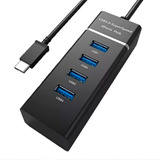 Hub Usb Tipo C 4 Puertos Adaptador Convertidor Usb 3.0