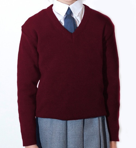Sweater Escolar, Talle 6 Al 16, Dralon Sin Acrilico!!