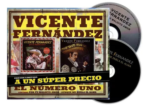 Vicente Fernandez Maldito Amor & Aunque Duela Alma 2 Cd 