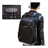 Mochila Antirrobo Porta Notebook Candado Impermeable Usb