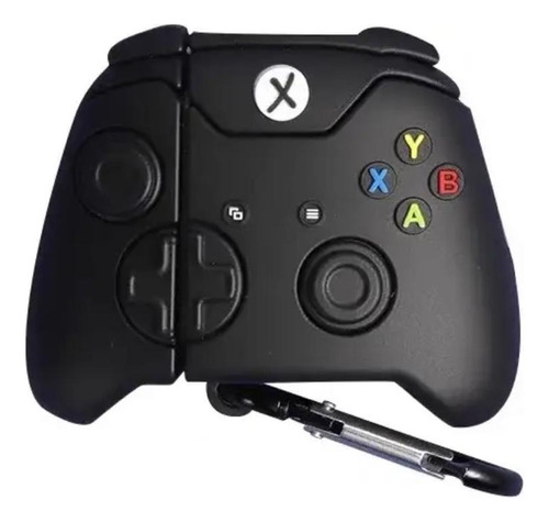 Funda Protectora Para AirPods 1/2 - Control Xbox Negro