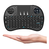 Mini Teclado Controle Sem Fio P/ Tv Smart Tv Box Pc