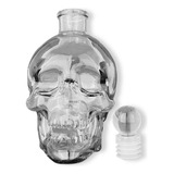 Licorera Cristal Cráneo Calavera Botella Decantador 400ml