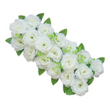 Arreglos Florales Rosas De Seda Flores Artificiales Blanco
