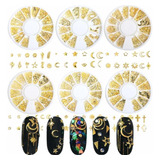 Nail Art Supplies 6 Cajas 3d Nail Art Charms Kit Decoración