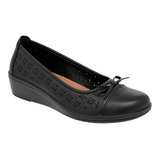 Zapato Casual Flexi 45608 Para Mujer Color Negro E5