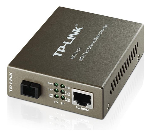 Convertidor Wdm Multimedia Tp Link Mc111cs 10/100