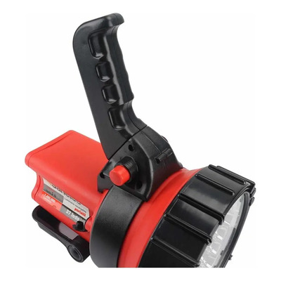 Linterna Reflectora Sanelec 37 Leds 500m Alcance Blanco Negro/rojo