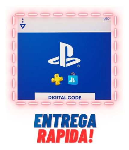 Tarjeta Psn Gift Card 20 Usd Cuenta Usa Entrega Inmediata