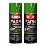 Paq. 2 Pintura En Spray Color John Deere Verde Krylon