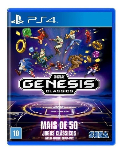 Sega Genesis Classics Ps4 Playstation 4 Mídia Física Lacrado