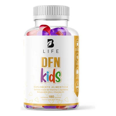Sistema Inmune Niños 180 Gomitas Veganas Sin Azúcar B Life. Sabor Uva, Fresa, Cereza | Meses sin interés