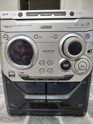 Equipo De Música Philips M572 Para Reparar O Repuestos