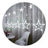 Cascata 138 Leds Com Ponta Estrela 8 Funções Decoração Festa