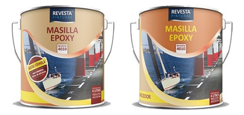 Masilla Epoxy Universal Revesta 4010 8 Litros Mm