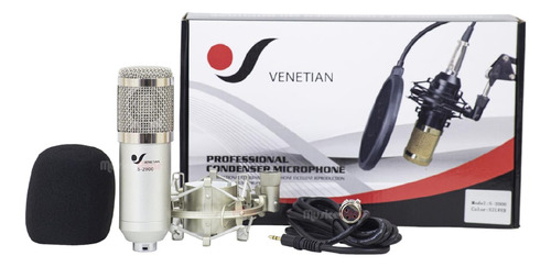 Venetian S2000 Microfono Condenser Araña Filtro Musica Pilar
