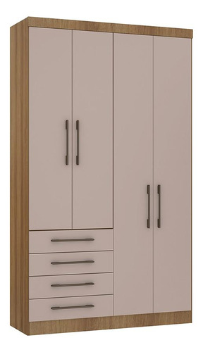 Guarda Roupa Modulado 4 Portas Paris Luciane