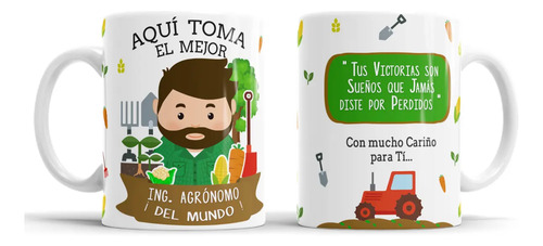 Taza Profesion Aqui Toma El Mejor Agronomo - A 11oz 1pz
