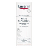 Crema Facial Fluida Eucerin Ultrasensitive 50ml Tipo De Piel Piel Sensible